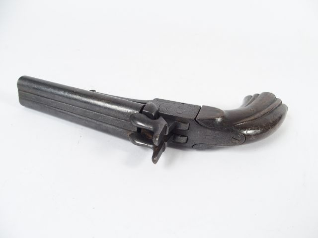 Pistolet double à canon basculant en table à broche calibre 12mm, déte