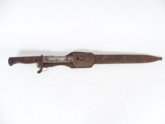 Vente aux enchères Baïonnette Allemande modèle 98/05 modèle sans pare flamme à oreilles b