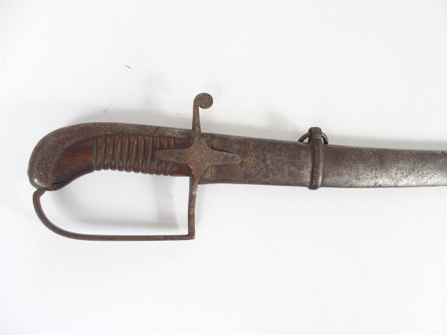 Sabre de cavalerie étranger (Germanique) époque 1er empire monté fer, 