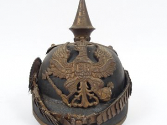 Vente aux enchères Casque à pointe modèle 1860 Prussien (Casque traditionnel de l’armée P