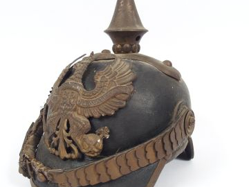 Casque à pointe modèle 1860 Prussien (Casque traditionnel de l’armée P