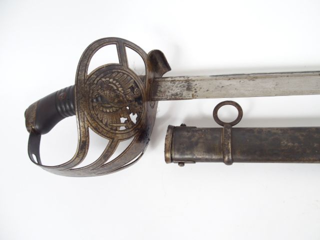 Sabre de Hussard prussien contemporain de la première guerre mondiale,