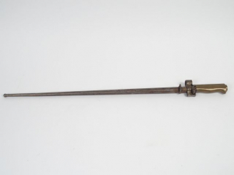 Vente aux enchères Baïonnette Française de fusil Lebel 1886/93/15 quillon coupé, poignée 