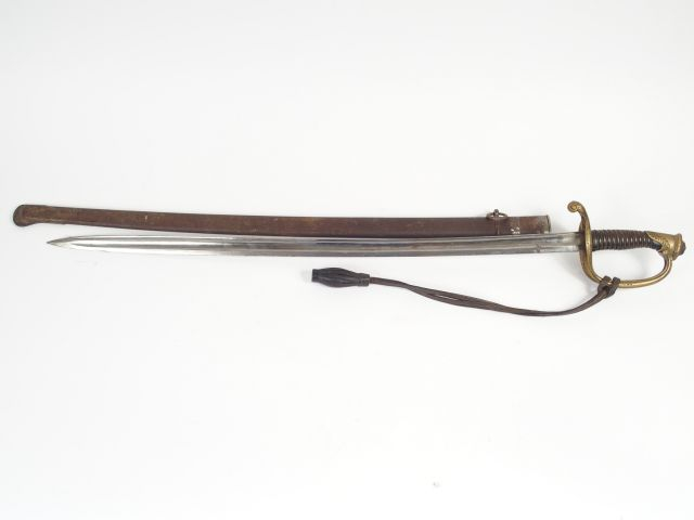 Sabre réglementaire Français d’adjudant d’infanterie modèle 1845, Bell