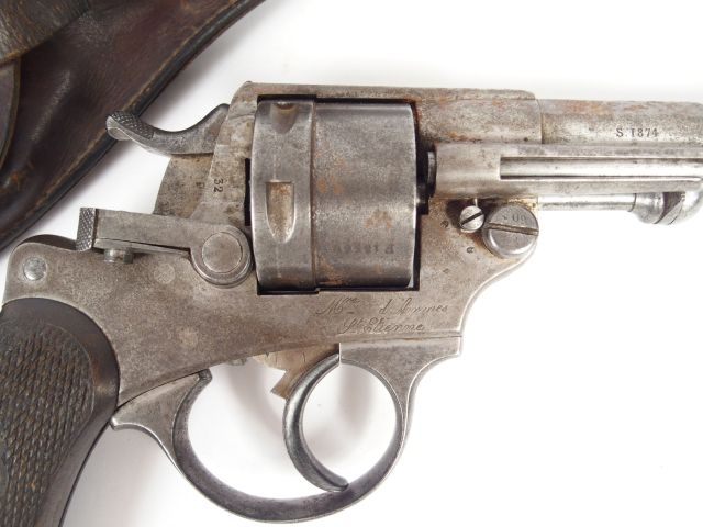 Révolver réglementaire Français modèle 1873 calibre 11mm série 1874, a