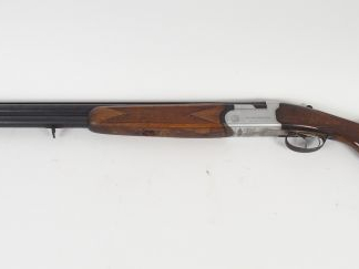 Fusil de chasse moderne superposé calibre 12/70 Beretta S55, crosse de