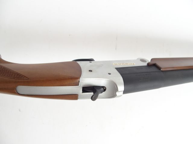 Fusil mono coup basculant calibre 12/76 « Kettner /Luger ». Canons de 