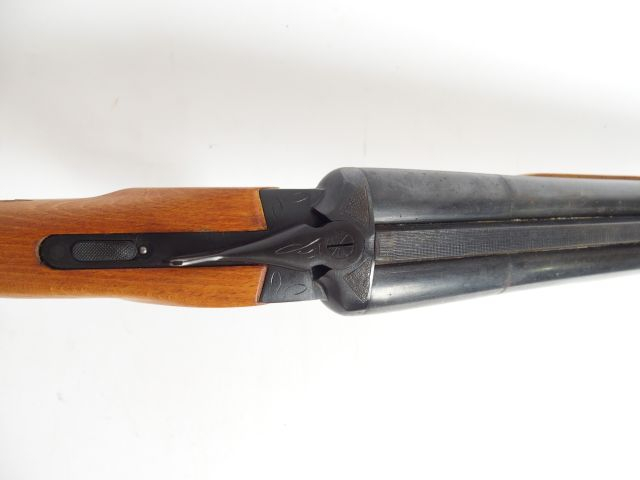 Fusil juxtaposé Baïkal calibre 12/76 type IJ 43, crosse bois clair, ca