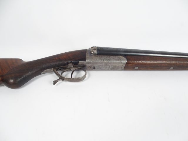 Beau fusil juxtaposé Ideal type 340 à éjecteurs calibre 12/65 numéro 8