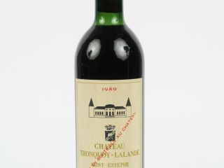 Vente aux enchères 1 BOUTEILLE CHÂTEAU TRONQUOY LALANDE ST ESTEPHE - 1959 - LB/BOUCHON LE