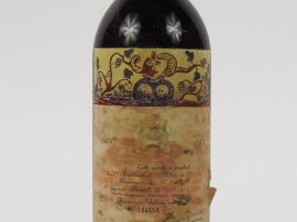 1 BOUTEILLE CHÂTEAU MOUTON ROTHSCHILD 1er GCC PAUILLAC - 1968 - HEP/ET