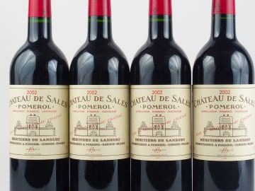 4 BOUTEILLES CHÂTEAU DE SALES POMEROL - 2002