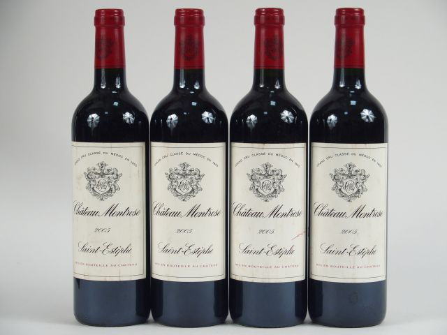 4 BOUTEILLES CHÂTEAU MONTROSE GCC ST ESTEPHE - 2005