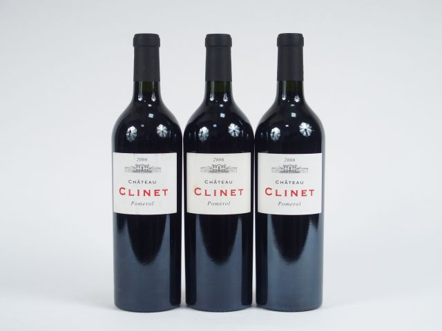3 BOUTEILLES CHÂTEAU CLINET POMEROL - 2006