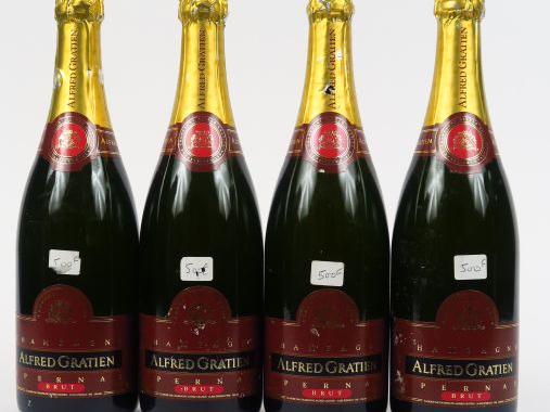 4 BOUTEILLES CHAMPAGNE ALFRED GRATIEN