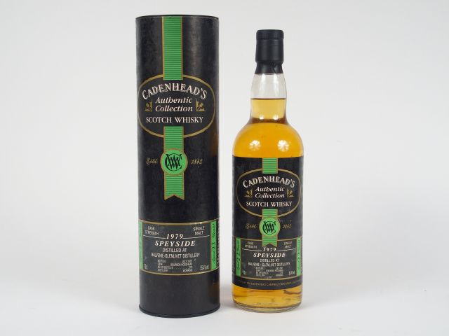 1 BOUTEILLE BALVENIE	 CADENHEAD	 Authentic Collection	 70cl 	55,4	% Mi