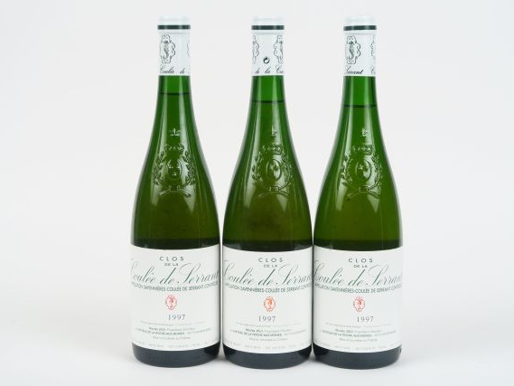 3 BOUTEILLES CLOS DE LA COULEE DE SERRANT - 1997 - (X)