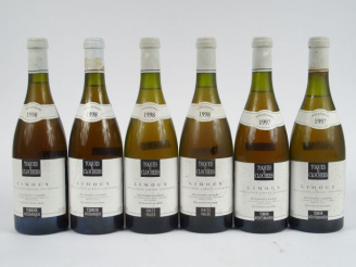 Vente aux enchères 6 BOUTEILLES TOQUES ET CLOCHERS - HAUTE VALLEE : 1998 x 2 - TERROIR ME