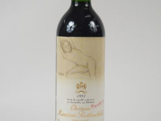 Vente aux enchères 1 BOUTEILLE CHATEAU MOUTON ROTHSCHILD 1ER GCC PAUILLAC - 1993 - BALTHU