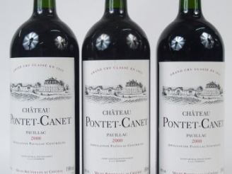 Vente aux enchères 3 MAGNUMS CHATEAU PONTET CANET GCC PAUILLAC - 2000