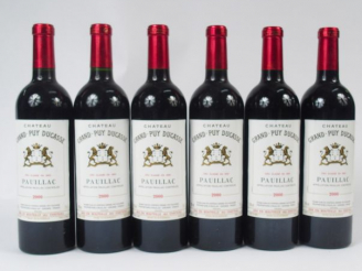 Vente aux enchères 6 BOUTEILLES CHATEAU GRAND PUY DUCASSE GCC PAUILLAC - 2000