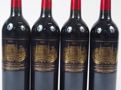 4 BOUTEILLES CHATEAU PALMER GCC MARGAUX - 2004