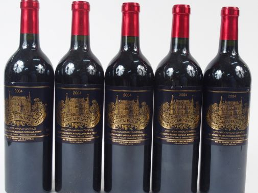 5 BOUTEILLES CHATEAU PALMER GCC MARGAUX - 2004