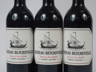Vente aux enchères 3 BOUTEILLES CHATEAU BEYCHEVELLE GCC ST JULIEN - 2004
