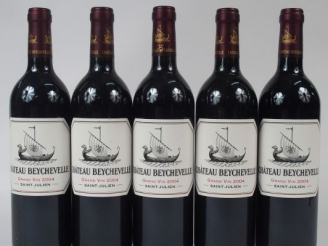 Vente aux enchères 5 BOUTEILLES CHATEAU BEYCHEVELLE GCC ST JULIEN - 2004
