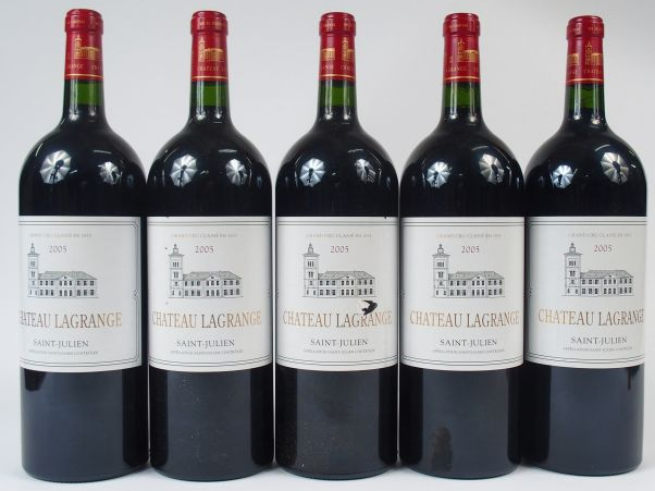 5 MAGNUMS CHATEAU LAGRANGE GCC ST JULIEN - 2005 - 1 EA