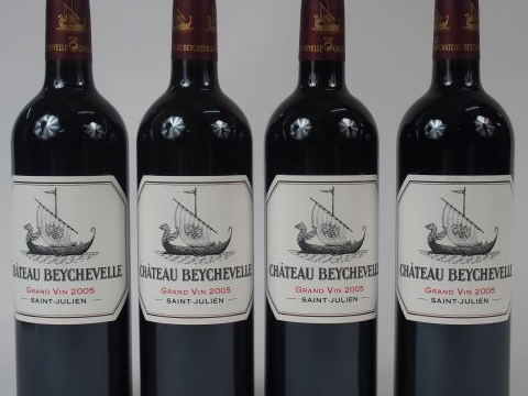 4 BOUTEILLES CHATEAU BEYCHEVELLE GCC ST JULIEN - 2005