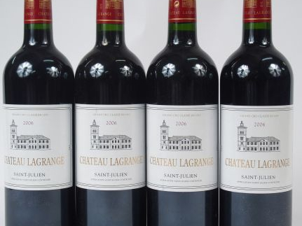 4 BOUTEILLES CHATEAU LAGRANGE GCC ST JULIEN - 2006