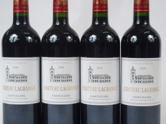Vente aux enchères 4 BOUTEILLES CHATEAU LAGRANGE GCC ST JULIEN - 2006