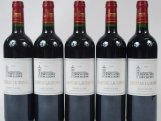 Vente aux enchères 5 BOUTEILLES CHATEAU LAGRANGE GCC ST JULIEN - 2006