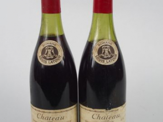Vente aux enchères 2 BOUTEILLES CORTON BRANCEY LOUIS LATOUR - 1978 - 4 CM / 6 CM
