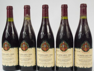 Vente aux enchères 5 BOUTEILLES POMMARD VAUCHER TASTEVINAGE - 1989