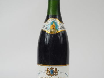 1 BOUTEILLE HERMITAGE LA CHAPELLE PAUL JABOULET AINÉ - 1990 - 3,5 CM N