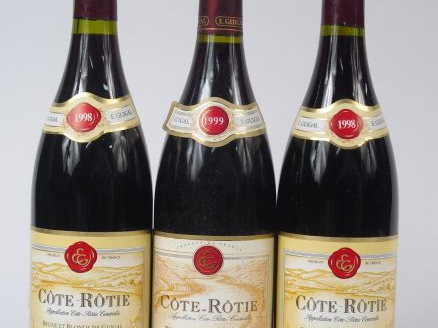 3 BOUTEILLES COTE ROTIE GUIGAL - 2/1998 1/1999