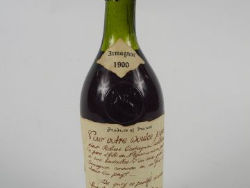 1 BOUTEILLE ARMAGNAC CASTAGNAC - 1900