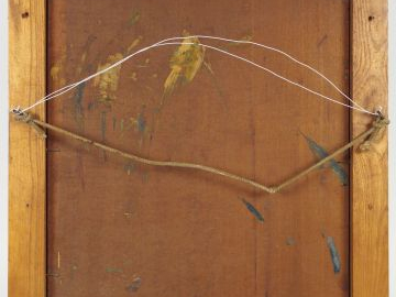 Henri MARTIN	 ‘Vue du port de Marseille’. Huile sur panneau. 	 46 x 38