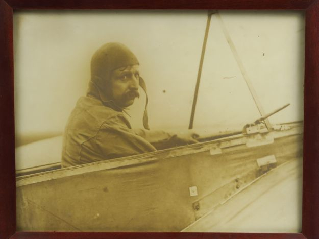 Photographie de Louis Blériot.  24 x 31 cm
