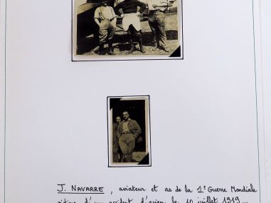 Ensemble de 16 photographies de pilotes : 'Les as de la première Guerr