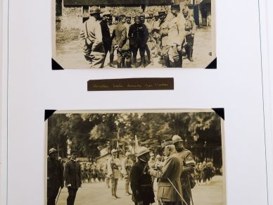 Ensemble de 16 photographies de pilotes : 'Les as de la première Guerr