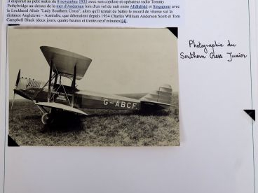 Ensemble de 17 photographies 'Portraits de pilotes' et 'Avions' dont F