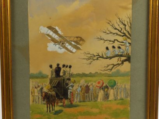 Vente aux enchères Lucien ROUSSELOT. Aquarelle, signée en bas à droite. '10 décembre, Sai