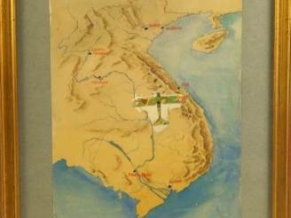 Vente aux enchères Lucien ROUSSELOT. Aquarelle, signée en bas à droite. 'Première liaison