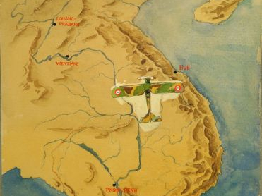 Lucien ROUSSELOT. Aquarelle, signée en bas à droite. 'Première liaison