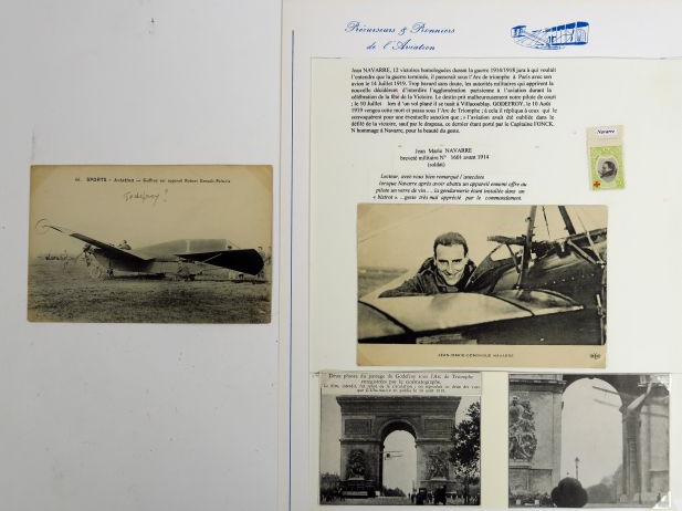 Amédée NAVARRE :  - 1 carte postale photo signée Navarre Jean-Marie NA