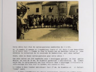 Vente aux enchères 'Cavalcade du 8 avril 1912 au profit de l'Aviation militaire' : série 