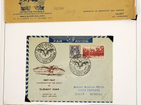 Clément ADER : Ensemble consacré à Clément Ader comprenant : - 'Les vé